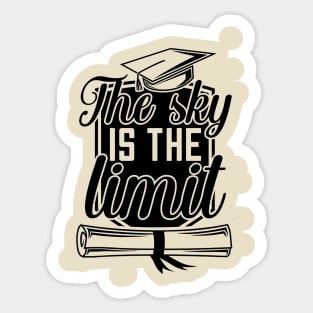 Graduation Class 2023 Sky is the Limit Sticker